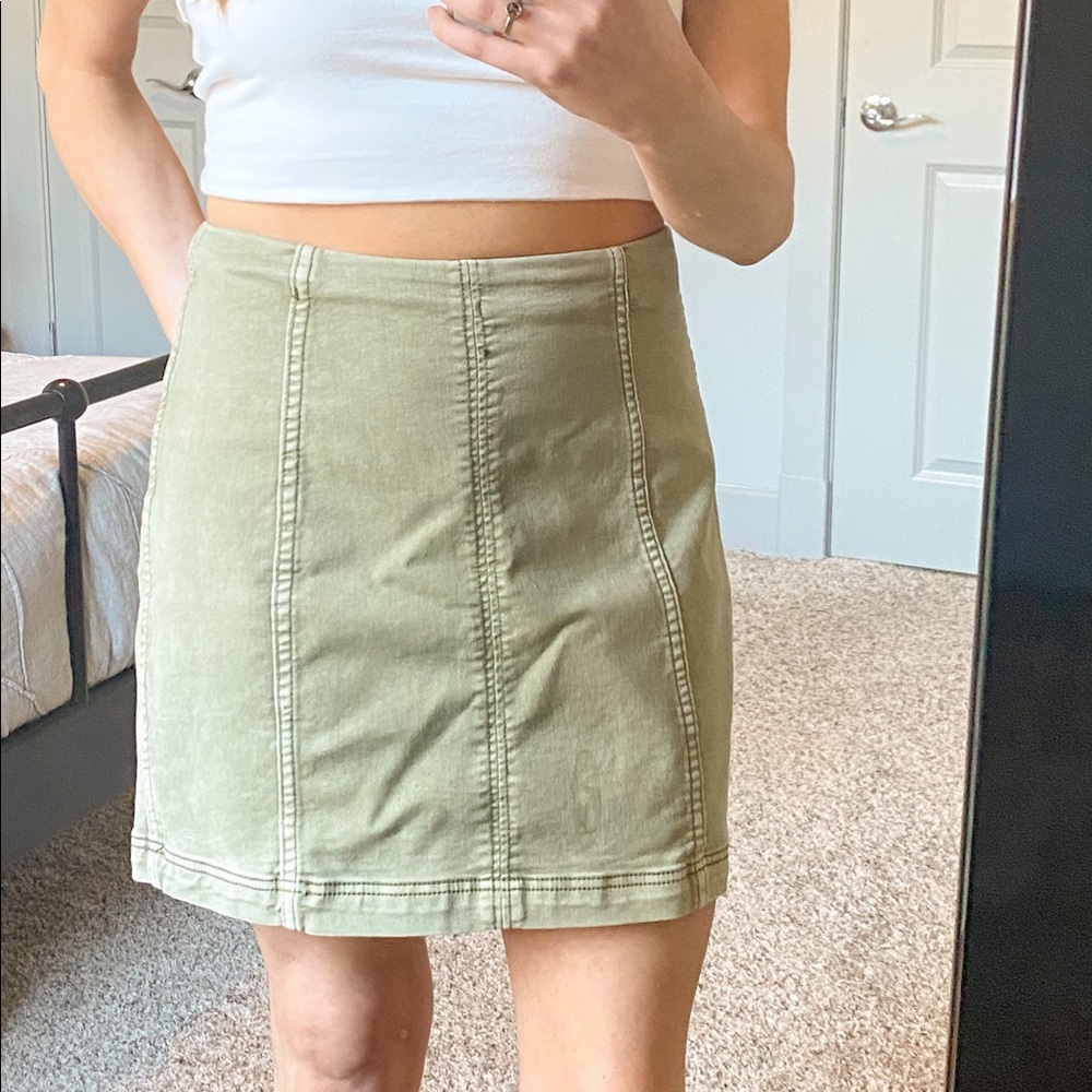 Free People Modern Femme Denim Mini